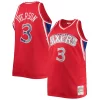 Moderno Trendy Allen Iverson Philadelphia 76ers Big & Tall 1996/97 NBA 75th Anniversary Diamond Swingman Jersey Red