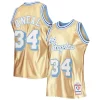 Duraturo Robusto Shaquille O'Neal Los Angeles Lakers 75th Anniversary 1996/97 Hardwood Classics Swingman Jersey Gold