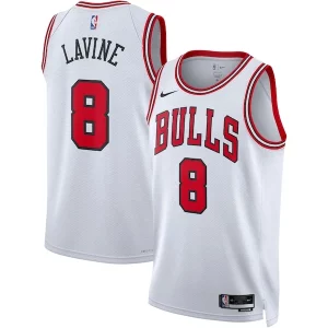 Pratico Incantevole Delizioso Zach LaVine Chicago Bulls Nike Unisex Swingman Jersey Association Edition White/Red