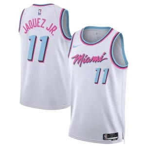 Comodo Splendido Duraturo Jaime Jaquez Jr. Miami Heat Nike Unisex 2024/25 Swingman Player Jersey City Edition White