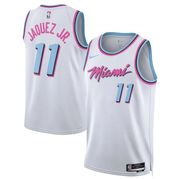 Comodo Splendido Duraturo Jaime Jaquez Jr. Miami Heat Nike Unisex 2024/25 Swingman Player Jersey City Edition White