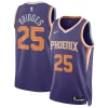 Delizioso Moderno Classico Mikal Bridges Phoenix Suns Nike Unisex Swingman Jersey Icon Edition Purple/White