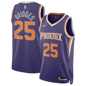 Delizioso Moderno Classico Mikal Bridges Phoenix Suns Nike Unisex Swingman Jersey Icon Edition Purple/White