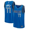 Gorgeous Ottimo Luka Dončić Dallas Mavericks Fast Break Replica Player Jersey Icon Edition Blue
