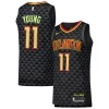 Raffinato Attraente Splendido Trae Young Atlanta Hawks Nike Authentic Player Jersey Icon Edition Black