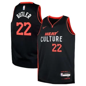 Gorgeous Bellissimo Jimmy Butler Miami Heat Nike Youth Swingman Replica Jersey City Edition Black