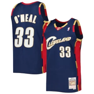 Prestigioso Lussuoso Classico Shaquille O'Neal Cleveland Cavaliers Hardwood Classics 2009/10 Jersey Navy