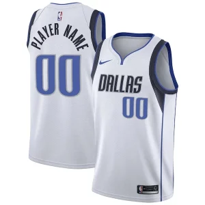 Lussuoso Eccezionale Dallas Mavericks Nike 2020/21 Swingman Custom Jersey Association Edition White