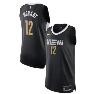 Fascinante Nike Ja Morant Memphis Grizzlies Authentic Jersey City Edition Black