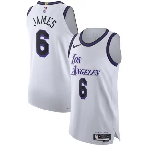 Incantevole Gorgeous Trendy LeBron James Los Angeles Lakers Nike 2022/23 Authentic Jersey City Edition White