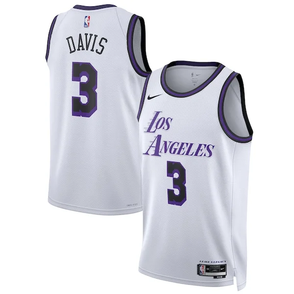 Robusto Moderno Delizioso Anthony Davis Los Angeles Lakers Nike Unisex 2022/23 Swingman Jersey City Edition White