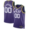 Robusto Sofisticato Jordan Clarkson Utah Jazz Nike Unisex Swingman Replica Jersey Classic Edition Purple