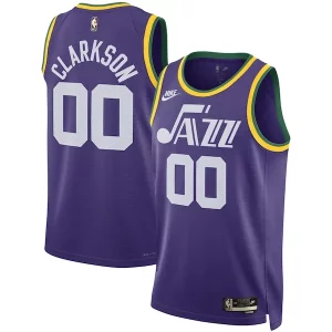 Robusto Sofisticato Jordan Clarkson Utah Jazz Nike Unisex Swingman Replica Jersey Classic Edition Purple