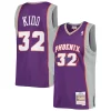 Splendido Fascinante Jason Kidd Phoenix Suns 2001/02 Hardwood Classics Swingman Jersey Purple