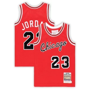 Bellissimo Ottimo Magnifico Michael Jordan Chicago Bulls Toddler Hardwood Classics 1984/85 Authentic Swingman Jersey Red