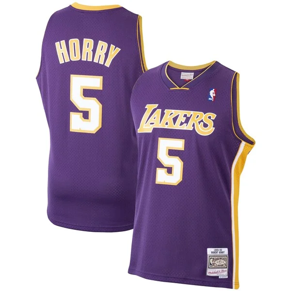 Trendy Robert Horry Los Angeles Lakers 1999/00 Hardwood Classics Swingman Jersey Purple