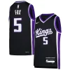 Bellissimo Prestigioso Cool De'Aaron Fox Sacramento Kings Nike Youth Swingman Jersey Icon Edition Purple