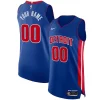 Prestigioso Detroit Pistons Nike Authentic Custom Jersey Blue Icon Edition