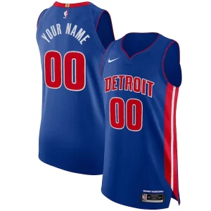 Prestigioso Detroit Pistons Nike Authentic Custom Jersey Blue Icon Edition