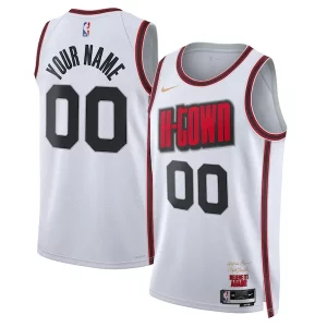 Meraviglioso Houston Rockets Nike Unisex 2024/25 Custom Swingman Jersey City Edition White