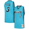 Sofisticato Elegante Incantevole Dwyane Wade Miami Heat Hardwood Classics 2005/06 Tropical Swingman Jersey Blue