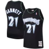 Fascinante Prestigioso Kevin Garnett Minnesota Timberwolves Hardwood Classics Swingman Jersey Black/White
