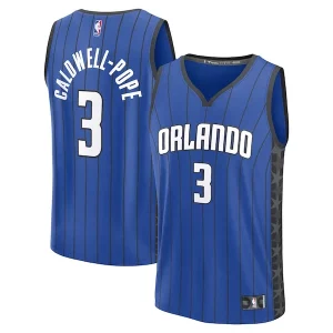 Duraturo Eccezionale Kentavious Caldwell Pope Orlando Magic Fast Break Replica Player Jersey Statement Edition Blue