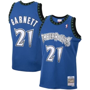 Delizioso Carino Moderno Kevin Garnett Minnesota Timberwolves 2001/02 Hardwood Classics Swingman Jersey Blue