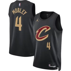 Moderno Evan Mobley Cleveland Cavaliers Jordan Brand Unisex Swingman Jersey Statement Edition Black