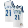 Bellissimo Delizioso Gorgeous Kevin Garnett Minnesota Timberwolves 1995/96 Hardwood Classics Swingman Jersey White