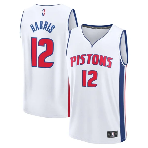 Classico Bellissimo Tobias Harris Detroit Pistons Youth Fast Break Replica Player Jersey Association White Edition