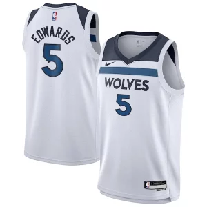 Comodo Anthony Edwards Minnesota Timberwolves Nike Youth Swingman Jersey Association Edition White