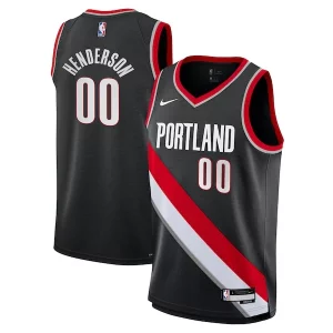 Stupendo Scoot Henderson Portland Trail Blazers Nike Youth Swingman Jersey Icon Edition Black