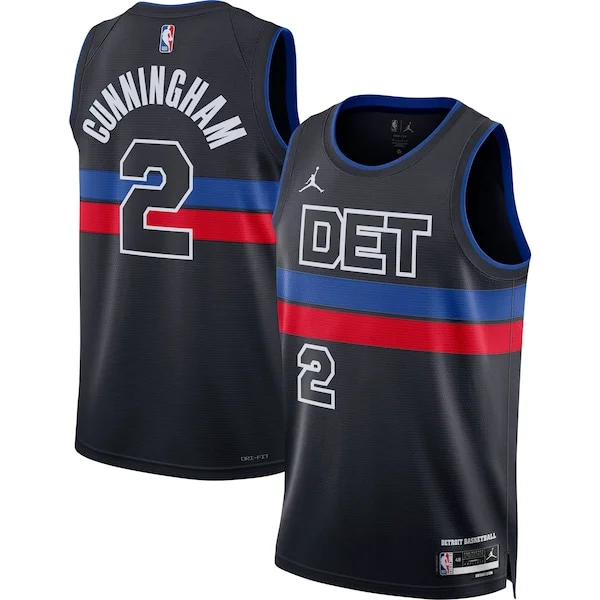 Cool Attraente Gorgeous Cade Cunningham Detroit Pistons Jordan Brand Unisex Swingman Jersey Statement Edition Black