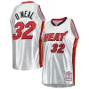 Moderno Shaquille O'Neal Miami Heat 2005/06 Hardwood Classics 75th Anniversary Swingman Jersey Platinum