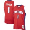 Robusto Allen Iverson Detroit Pistons 2008/09 Hardwood Classics Swingman Jersey Red