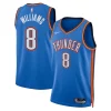 Pratico Elegante Jalen Williams Oklahoma City Thunder Nike Unisex Swingman Replica Jersey Icon Edition Blue