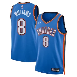 Pratico Elegante Jalen Williams Oklahoma City Thunder Nike Unisex Swingman Replica Jersey Icon Edition Blue