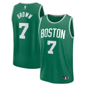 Bellissimo Magnifico Robusto Jaylen Brown Boston Celtics Fast Break Replica Player Jersey Icon Edition Kelly Green
