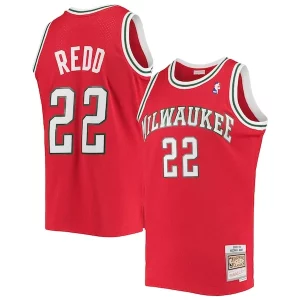 Splendido Stupendo Resistente Michael Redd Milwaukee Bucks 2001/02 Hardwood Classics Swingman Jersey Red