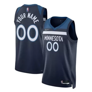 Fascinante Classico Minnesota Timberwolves Nike 2021/22 Diamond Swingman Custom Jersey Icon Edition Navy