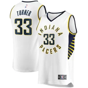 Incantevole Bellissimo Myles Turner Indiana Pacers Fast Break Replica Player Jersey White Association Edition