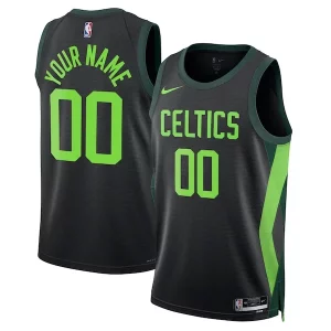 Stupendo Duraturo Boston Celtics Nike Unisex 2024/25 Custom Swingman Jersey City Edition Black