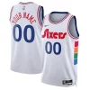Gorgeous Prestigioso Pratico Philadelphia 76ers Nike Unisex 2024/25 Custom Swingman Jersey City Edition White