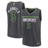 Sofisticato Fantastico Classico Jaden McDaniels Minnesota Timberwolves Youth Fast Break Replica Player Jersey Statement Edition Black