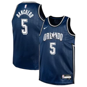 Bellissimo Pratico Paolo Banchero Orlando Magic Nike Youth Swingman Replica Jersey City Edition Navy