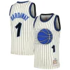 Gorgeous Penny Hardaway Orlando Magic Chainstitch Swingman Jersey Cream