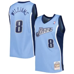 Trendy Moderno Deron Williams Utah Jazz 2001/02 Hardwood Classics Swingman Jersey Blue