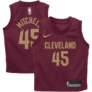 Sofisticato Donovan Mitchell Cleveland Cavaliers Nike Toddler Swingman Player Jersey Icon Edition Wine