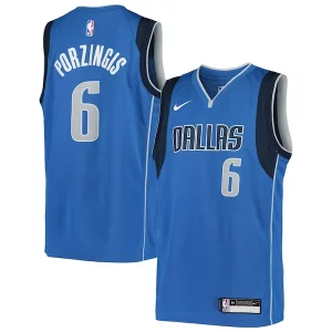 Delizioso Pratico Sofisticato Kristaps Porzingis Dallas Mavericks Nike Youth Swingman Jersey Icon Edition Blue